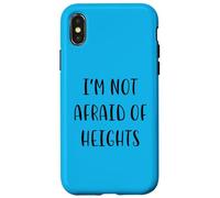 I'm not afraid of heights Idea divertente White Lie Party Custodia per iPhone X/XS