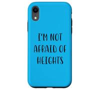 I'm not afraid of heights Idea divertente White Lie Party Custodia per iPhone XR