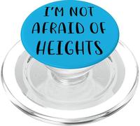 I'm not afraid of heights Idea divertente White Lie Party PopSockets PopGrip per MagSafe