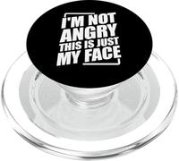I'm Not Agnry This Is Just My Face PopSockets PopGrip per MagSafe