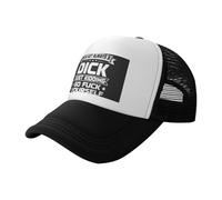 I'm Not Always A Dick Just Kidding Go Fuck Yourself Donna Uomo Snapback cap Sportivo Cappellino da Baseball Anti-Sole Cappello Trucker per Ciclismo Sport Tennis