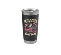 I'm Not Always A Train Wreck Just Kidding Funny Vintage Bicchiere termico in acciaio inox doppia parete