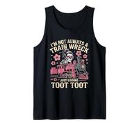 I'm Not Always A Train Wreck Just Kidding Funny Vintage Canotta
