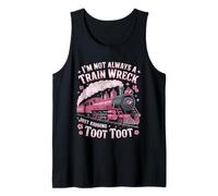 I'm Not Always A Train Wreck Just Kidding Funny Vintage Canotta
