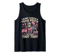 I'm Not Always A Train Wreck Just Kidding Funny Vintage Canotta