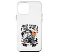 I'm Not Always A Train Wreck Just Kidding Halloween Skeleton Custodia per iPhone 12 mini