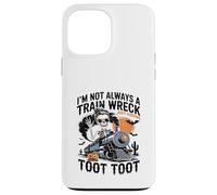 I'm Not Always A Train Wreck Just Kidding Halloween Skeleton Custodia per iPhone 13 Pro Max