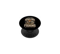 I'm Not Always Thinking About Hunting Sometimes It's Fishing PopSockets PopGrip Adesivo
