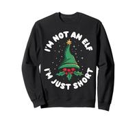 I'm Not An Elf I'm Just Short Funny Christmas for Boys Girls Felpa