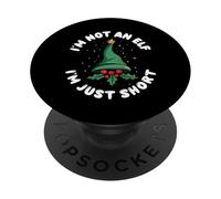 I'm Not An Elf I'm Just Short Funny Christmas For Boys Girls PopSockets PopGrip Adesivo