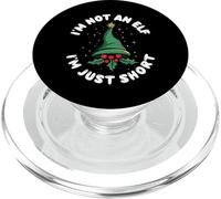 I'm Not An Elf I'm Just Short Funny Christmas For Boys Girls PopSockets PopGrip per MagSafe