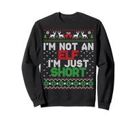 I'm Not An Elf I'm Just Short - Funny Ugly Christmas Humor Felpa