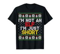 I'm Not An Elf I'm Just Short - Funny Ugly Christmas Humor Maglietta