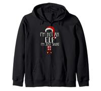 I'm Not an Elf, I'm Just Short - Natale Bambini, Uomini, Donne Felpa con Cappuccio