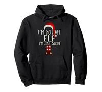 I'm Not an Elf, I'm Just Short - Natale Bambini, Uomini, Donne Felpa con Cappuccio