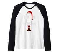 I'm Not an Elf, I'm Just Short - Natale Bambini, Uomini, Donne Maglia con Maniche Raglan