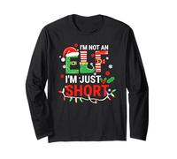 I'm Not An Elf I'm Just Short Shirt Uomo Donna Bambini Natale Maglia a Manica