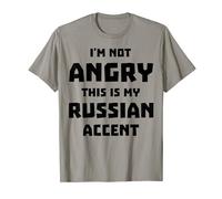 I'm Not Angry This Is My Russian Accent Maglietta