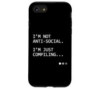 Im Not Anti Social Sto solo compilando Codice Sviluppatore Custodia per iPhone SE (2020) / 7/8