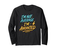I'm Not Average I'm Unt, Bold Christian Youth Apparel Maglia a Manica