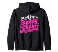 I'm Not Bossy I'm Supply Chain Management Felpa con Cappuccio