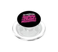 I'M NOT BOSSY I'M SUPPLY CHAIN MANAGEMENT PopSockets PopGrip per MagSafe