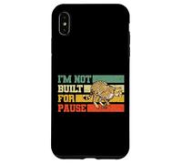 Im Not Built For Pause Cheetah Retro Velocità Alta Custodia per iPhone XS Max