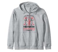 I'm Not Crazy Because I'm A Firefighter I'm Crazy I Like It Felpa con Cappuccio