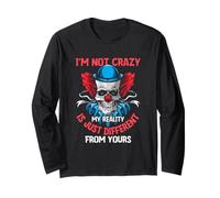 I'm Not Crazy My Reality Is Just Different from Yours Detti Maglia a Manica