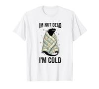 Im Not Dead Im Cold Lizard Funny Winter Rettile Maglietta
