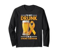 I'm Not Drunk I'm A Stroke Survivor Awareness Injury Maglia a Manica