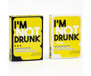 I'm NOT Drunk & Too - Set di giochi per feste per serate di gioco, regalo per il 21° compleanno e gioco di addio al nubilato con un totale di 110 carte, divertente e indimenticabile gioco di carte per