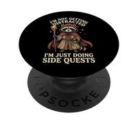 I'm Not Getting Distracted I'm Just Doing Side Quests PopSockets PopGrip Adesivo