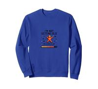 I'm Not Getting Old I'm Levels Up - Compleanno del Giocatore Felpa, Unisex per Adulti, Blu Reale, S