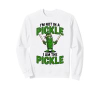 I'm Not in A Pickle I Am The Pickle Funny Felpa