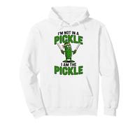 I'm Not in A Pickle I Am The Pickle Funny Felpa con Cappuccio
