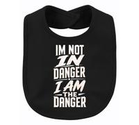 IM NOT IN DANGER I AM THE STATTING - Bavaglino per neonati, nero, taglia