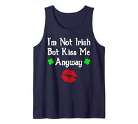 I'm Not Irish But Kiss Me Anyway Divertente giorno di San Patrizio Canotta