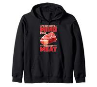 I'm Not Just A Mind I'm A Piece of Meat Mentalità Felpa con Cappuccio