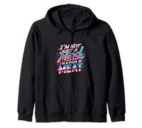 I'm Not Just A Mind I'm A Piece of Meat Mentalità - Felpa con Cappuccio