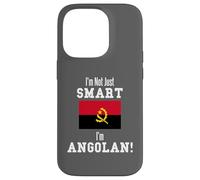 I'm Not Just Smart Angolan Bandiera Paese Angola Custodia per iPhone 14 Pro