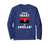 I'm Not Just Smart Angolan Bandiera Paese Angola Maglia a Manica
