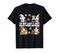 Im Not Lazy I Just Enjoy Doing Nothing Funny Summer Gnome Maglietta