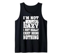 I'm Not Lazy I Just Enjoy Doing Nothing Skeleton Bones Divano Canotta