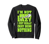 I'm Not Lazy I Just Enjoy Doing Nothing Skeleton Bones Divano Felpa