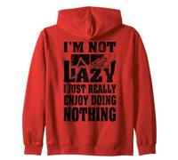 I'm Not Lazy I Just Enjoy Doing Nothing Skeleton Bones Divano Felpa con Cappuccio