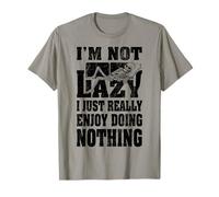 I'm Not Lazy I Just Enjoy Doing Nothing Skeleton Bones Divano Maglietta