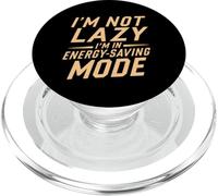 I'm Not Lazy I'm In Energy Saving Mode Divertente PopSockets PopGrip per MagSafe
