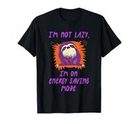 I'm Not Lazy I'm on Energy Saving Mode Efficient Relax Bradipo Maglietta