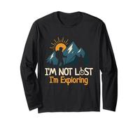 I'm Not Lost, I'm Exploring - L'avventura attende divertenti escursioni Maglia a Manica